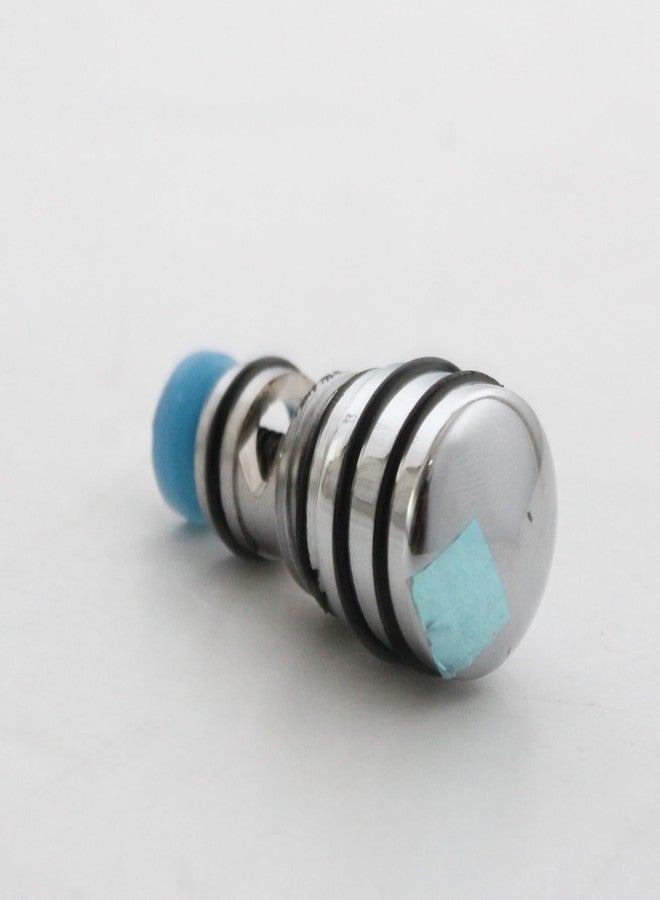 NEW WARE Round Brass Flush Button for Toilet Cistern Tank | Heavy Duty Tipton Style Push Button | Rust Resistant Fitting - Image 2